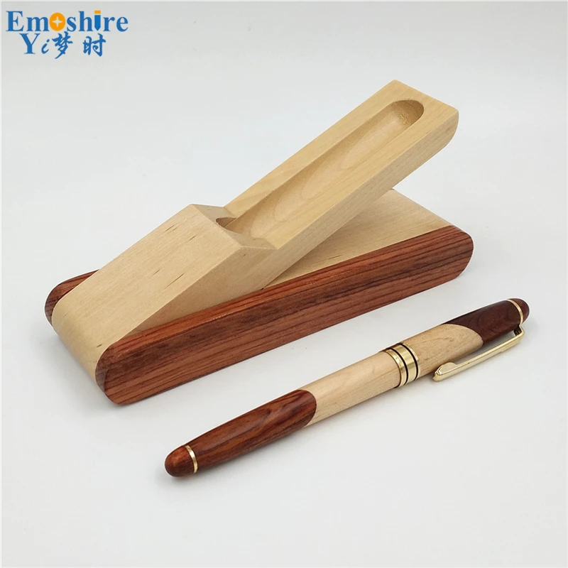 Emoshire Rosewood pen set red wood pen custom spot wholesale company meeting gift customization (17)