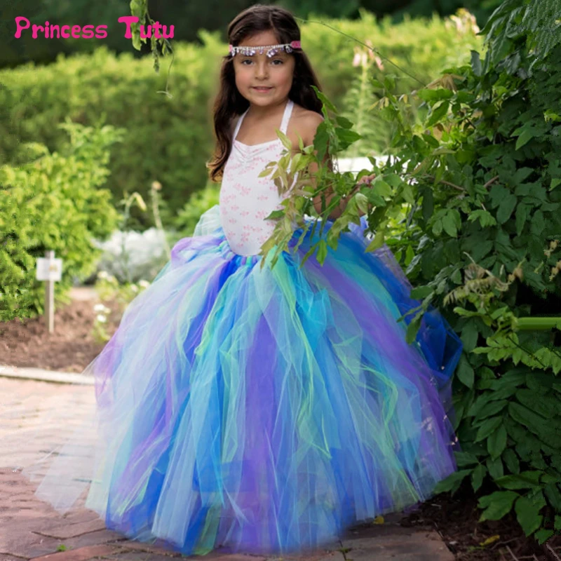 Handmade Girls Tutu Skirt Ankle-Length Children Skirt for Girls Birthday Party Tutu Pettiskirt Kids Girls Tulle Long Skirts 2-14 Handmade Girls Tutu Skirt Ankle-Length Children Skirt for Girls Birthday Party Tutu Pettiskirt Kids Girls Tulle Long Skirts 2-14