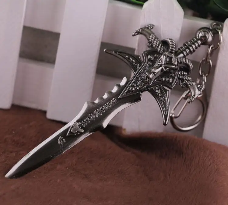 WOW коллекция брелок 12 см модель оружия король лича Frostmourne брелок Орда союз аксессуары ювелирные изделия сувениры Gif - Цвет: 2