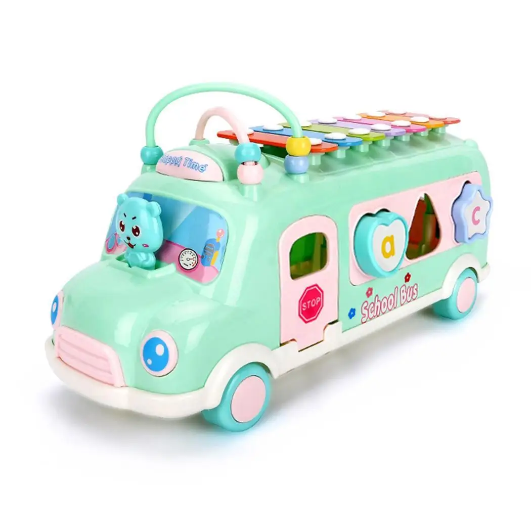 Детские Музыкальные инструменты автобус, транспортное средство игрушка Алфавит подарок раннего обучения игрушки старше 3 лет