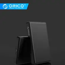 ORICO 2," Корпус SATA HDD USB 3,0 полноячеистая сеть HDD жесткий диск внешний жесткий диск 5 Гбит/с Корпус для жесткого диска черный чехол для контроля уровня сахара в крови с 50 см кабель