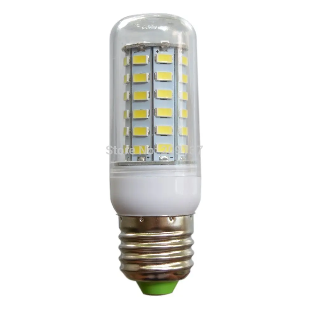 50 шт. SMD5730/5630 18 Вт E27 G9 E14 56LED 1500lm 360 градусов Светодиодная лампа 220 В высокое световой эффективности Бесплатная доставка