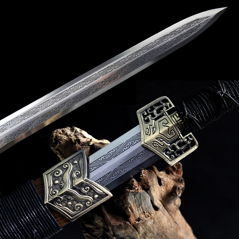 日本刀英雄フルハンドメイドカンフー中国武術の剣の武器剣帝国騎士フェンシング Sword Box Sword In The Stoneswords Cheap Aliexpress