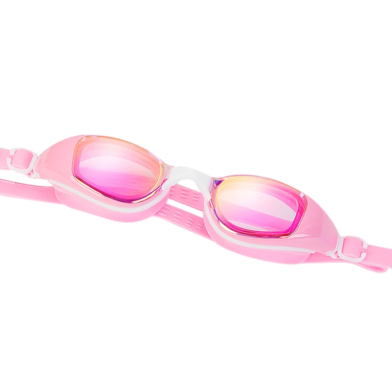 Профессиональные анти-туман УФ Защита регулируемые плавательные очки для мужчин женщин водонепроницаемые гальванические/прозрачные силиконовые очки - Цвет: as the picture