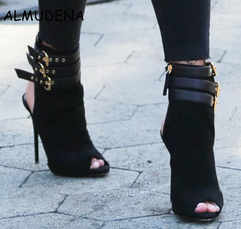 Chrissy-Teigen-Giuseppe-Zanotti-booties-triple-buckled-ankle-straps