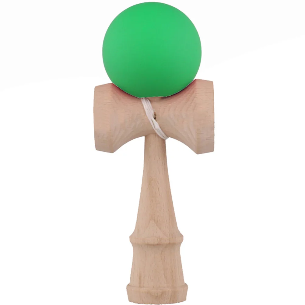 1 шт. Kid Kendama Японская Традиционная игрушка деревянный шар умелая игрушка для детей профессиональная резиновая краска Kendama матовый шар