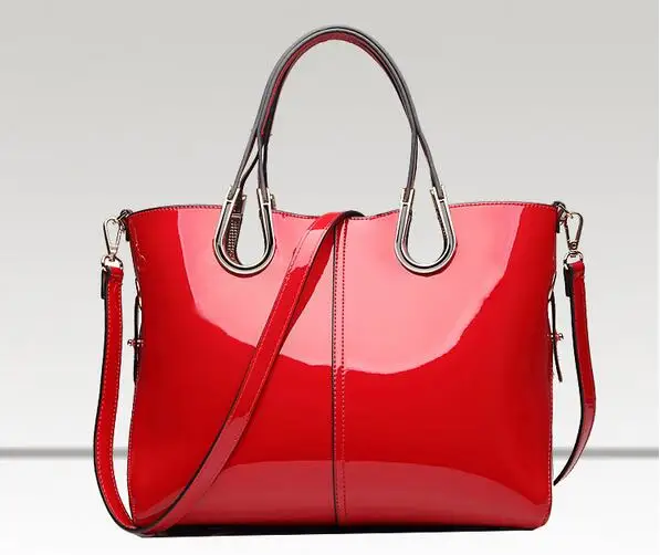 Luxury Handbags Top Handle Bags For Women 2017 Designer Inspired Luxury Handbags Top Handle Bags For Women 2017 Designer Inspired Handbag Las Patent Leather Tote Bag Female Red Pink B045 In From