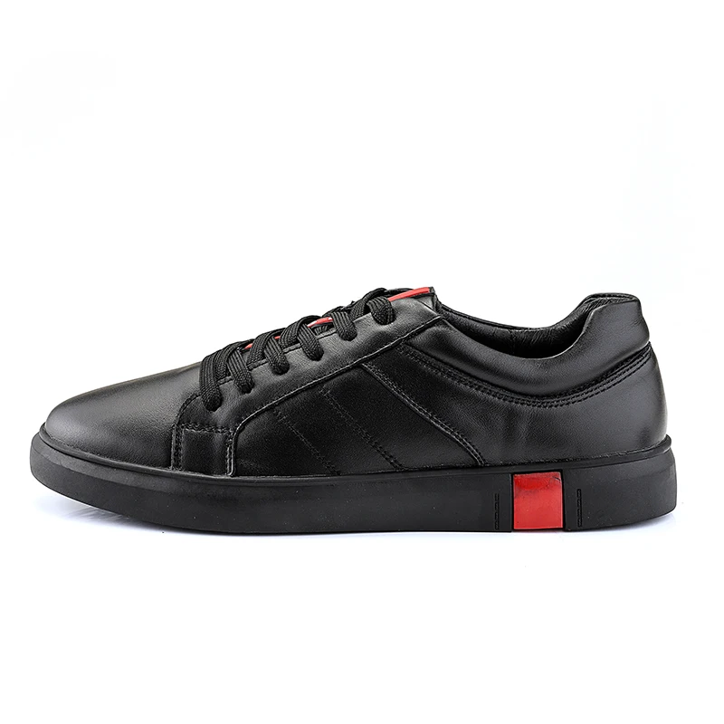 Occasionnels 11 Véritable 12 Hommes Dentelle Grande La Black En De up white Mode Mocassins Couples Taille Saison Toute Appartements Chaussures Cuir Unisexe Aqwwnv5SEz