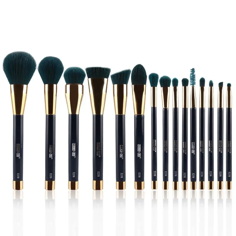 

15pcs Pro Makeup Brushes Set Foundation Powder Eyeshadow Eyeliner Lip Brush Tools Eyeshadow Set Highlighter Brushes