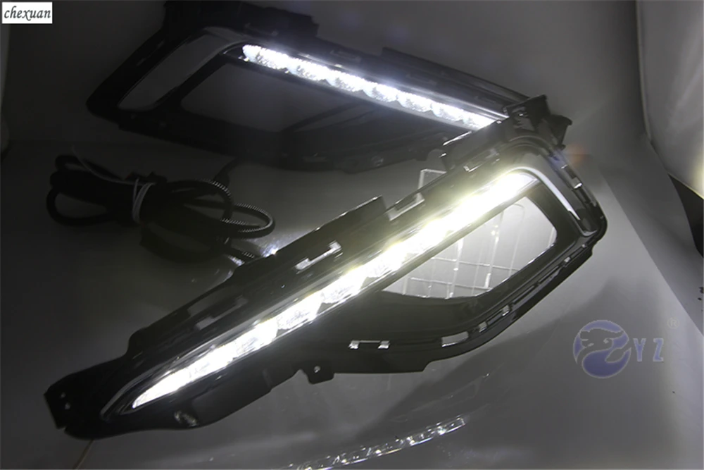 CSCSNL 1 комплект Автомобильный светодиодный DRL дневные ходовые огни 12 В ABS