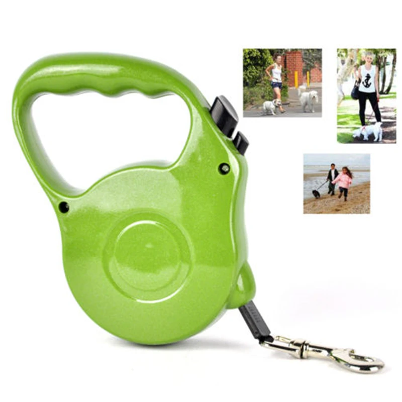 New Retractable Dog Leash Extending Puppy Walking Leads Pet Tractor