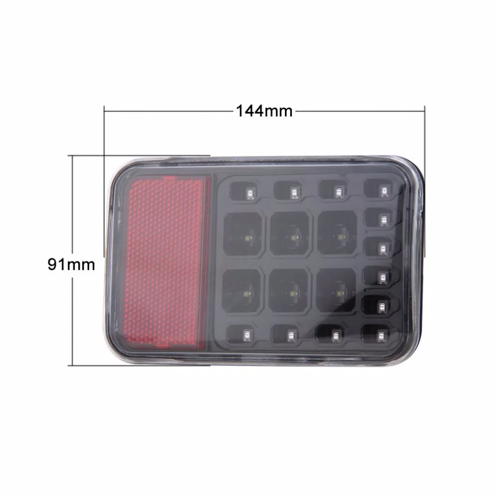 Пара светодиодных противотуманных фар заднего бампера для Jeep Wrangler JK 2007 2016|brake