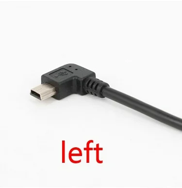 10 шт./лот 90 градусов угол mini USB 5p штекер к micro гнездо адаптера кабеля|Компьютерные