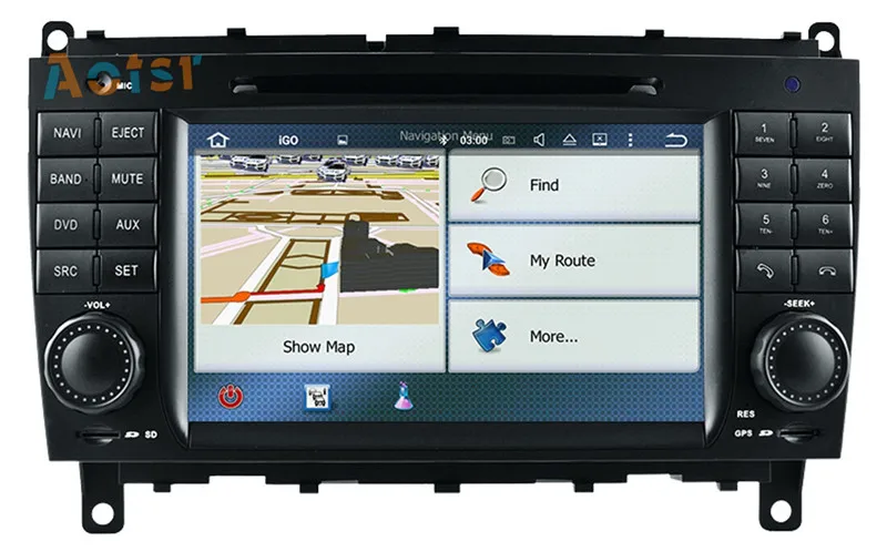 Clearance Android 8.0 Car Radio Car CD DVD Player GPS Navigation Multimedia Stereo For Mercedes Benz CLK W209 2006-2012 CLS W219 2004-2008 5