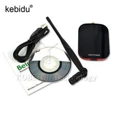 Kebidu Высокая мощность/скорость N9000 бесплатный интернет беспроводной USB WiFi адаптер 150 Мбит/с длинный диапазон+ Wifi антенна Wi-Fi приемник