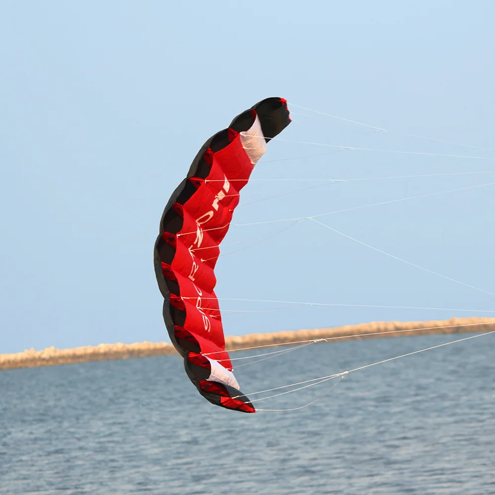 Двойной линии парашют трюк кайт с летающими инструментами воздушный змей-параплан открытый пляж весело Спорт на открытом воздухе весело