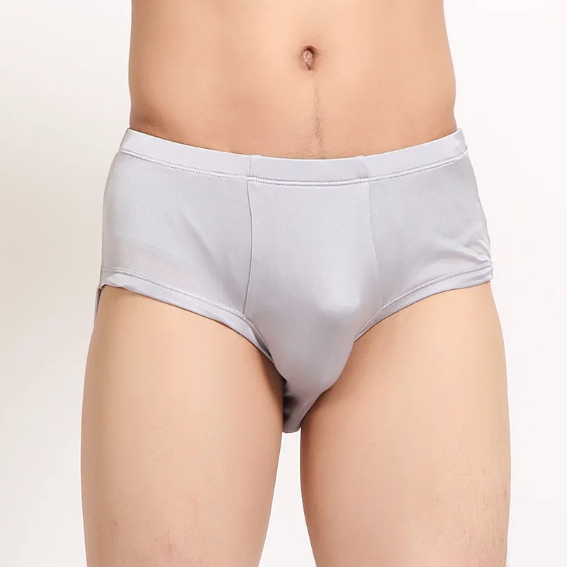 KüHn MÄnner HÖschen 100% Natürliche Seide Mens Briefs Gesunde Feste Höschen Dessous Calcinha Briefs Unterwäsche Calzoncillos Um Zu Helfen Unterwäsche & Schlafanzug Fettiges Essen Zu Verdauen Slips