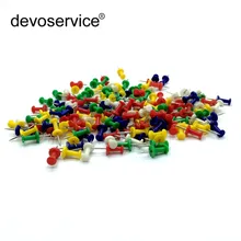 50 шт./кор. красочные пластиковые Chinchetas DIY нажимные булавки для школьных принадлежностей пробковая плата контакты прочный зажим для бумаг документ сообщение ногтей