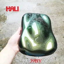 Хамелеон пигмент, пудра хамелеон, смена цвета пигмента, товар: 39BY, цвет: сине-желтый, вес: 10 грамм