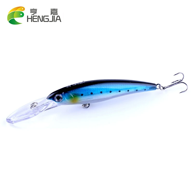 

HENGJIA 1pcs Fishing Lures 170mm 30g Plastic Hard Bait Minnow Wobblers For Trolling Lure Bass Crank Bait isca fishing tackles