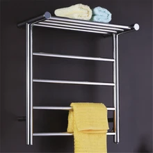 Модный Электрический настенный полотенцесушитель из нержавеющей стали, аксессуары для ванной комнаты, полотенцесушитель TW-RD15