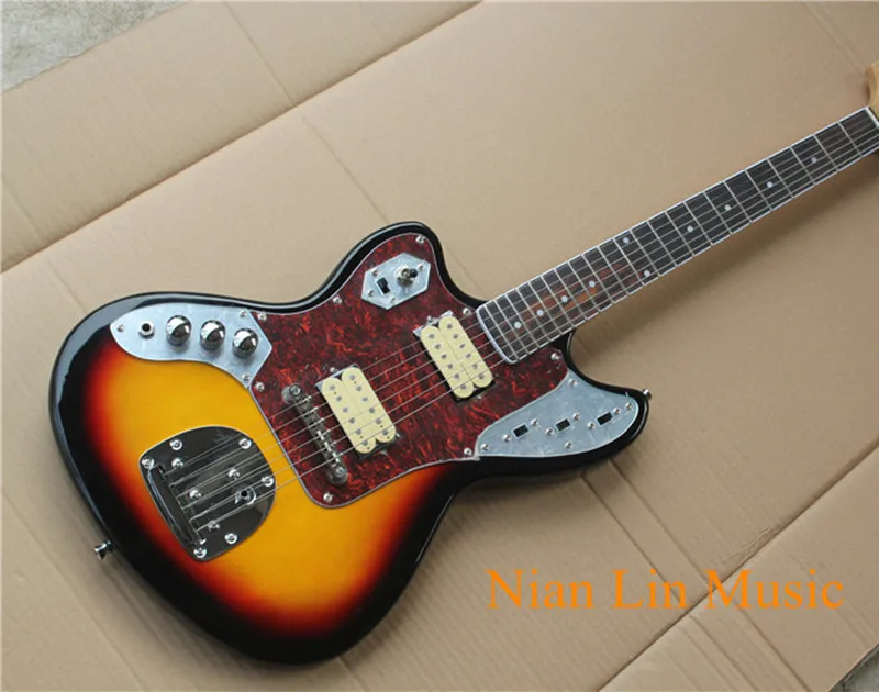 

6-String Electric Guitar,Left-hand,Tobacco Sunburst Color,2 Open Pickups,Rosewood Fingerboard and can be Customized
