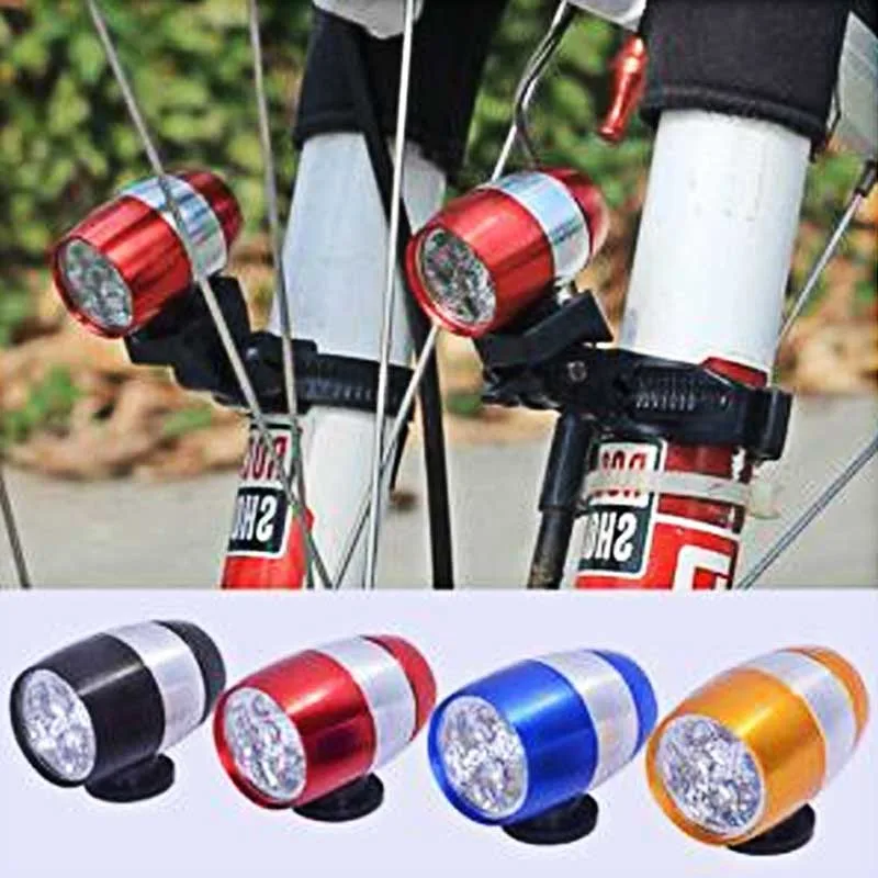 Bicycle Light Mini LED Bike Front Headlight Aluminium Alloy Cycling ... - Bicycle Light Mini LED Bike Front HeaDlight Aluminium Alloy Cycling Rear Tail Lamp 6 LED 2