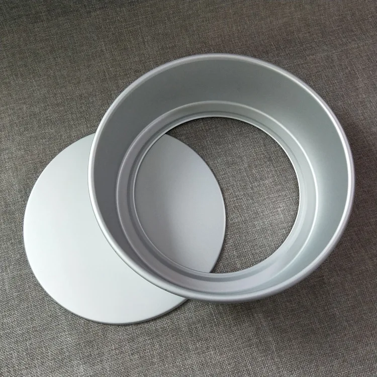 

Baking Tool 10 Inch Cake Model Aluminium Alloy Chiffon Mould Round Cheesecake Pan With Removable Bottom Bread Bakeware