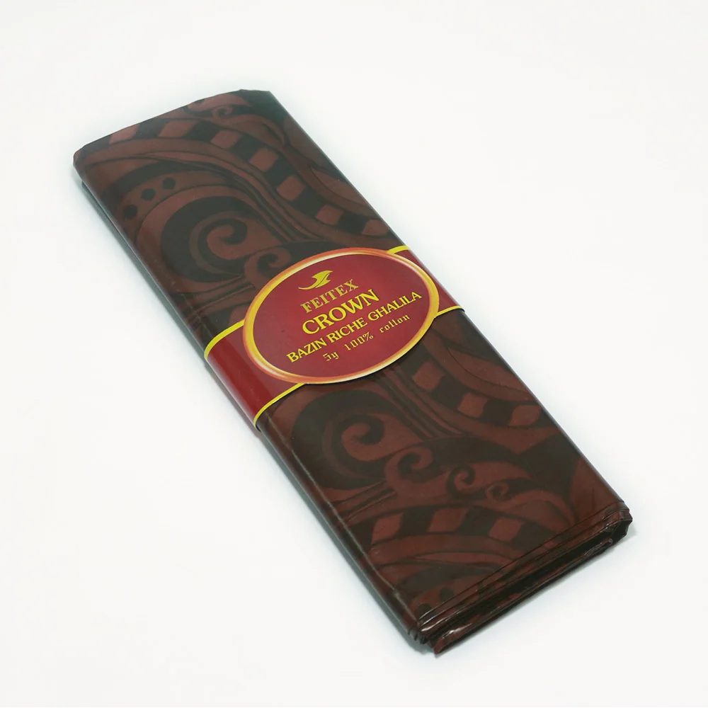 

Free Shipping African Style Clothing Fabric High Quality Crown Ghalila Home Textile Garment Chinese Factory Shadda Damask Feitex