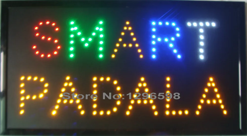

CHENXI custom your own design hot sale graphics 24x13 Inch indoor ultra bright smart padala open neon sign of Led