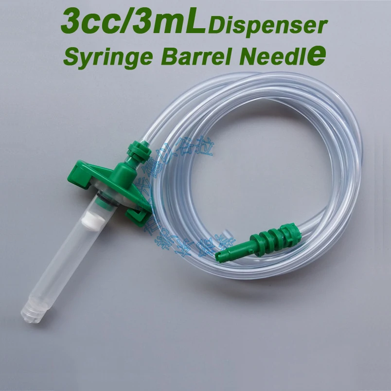

3ML Helix Luer Lock Tip Dispenser Syringe Barrel Needle Tip Syringe Barrel Valve Robot Adapter 3cc