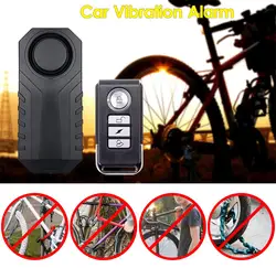 Анти потерянное вибрационное предупреждение датчик сигнализации велосипедный мотоцикл автомобильный комплект безопасности