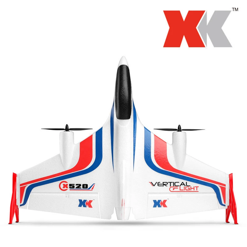 WLtoys XK520 RC Airplane Foam Glider 6 Channels Brushless Vertical Take Off Stunt Aerocraft Big Remote Control Aircraft Model