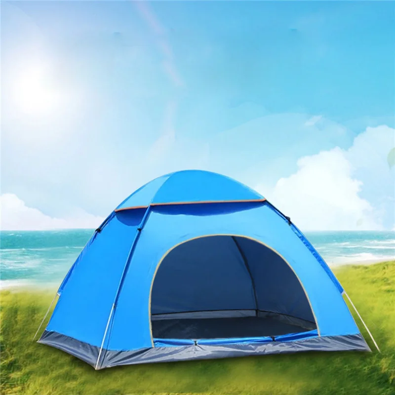 

Outdoor Portable Anti-UV 2 Person Ultralight Folding Tent Waterproof Hiking Camping Tent Pop Up Automatic Open Sun Shade