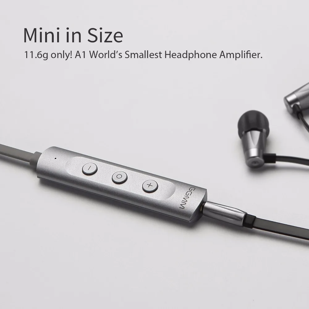 GGMM A1 Portable Headphone Amplifier HiFi Digital Stereo Audio Amp for Type C Mobile Phones Mini Audio Amplifiers Music Player