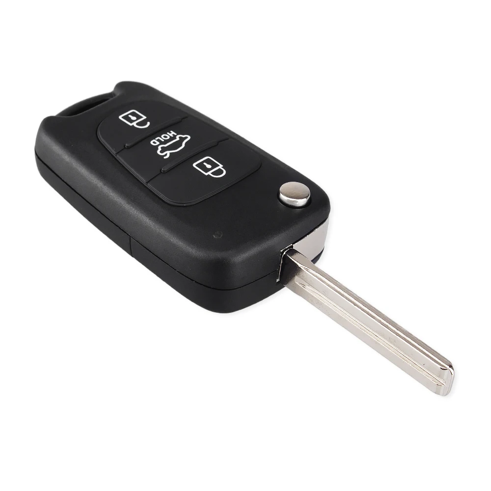 KEYYOU для Hyundai Avante I30 IX35 Kia K2 K5 Sorento Sportage 3 кнопки откидной Складной Дистанционный