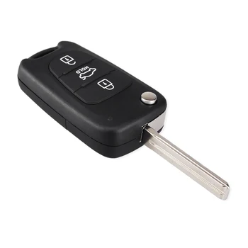Chiave telecomando per Hyundai Avante I30 IX35 Kia K2 K5 Sorento Sportage 4 Chiave telecomando per Hyundai Avante I30 IX35 Kia K2 K5 Sorento Sportage - KEYYOU per Hyundai Avante I30 IX35 Kia K2 K5 Sorento Sportage 3 pulsanti Flip pieghevole