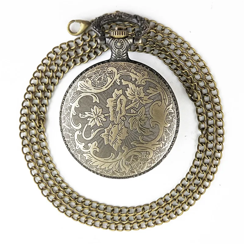 Продукт Бронзовый Серебряный дизайн Звездные войны Мода античная бронза карманные часы для мужчин и женщин детский подарок Fob часы