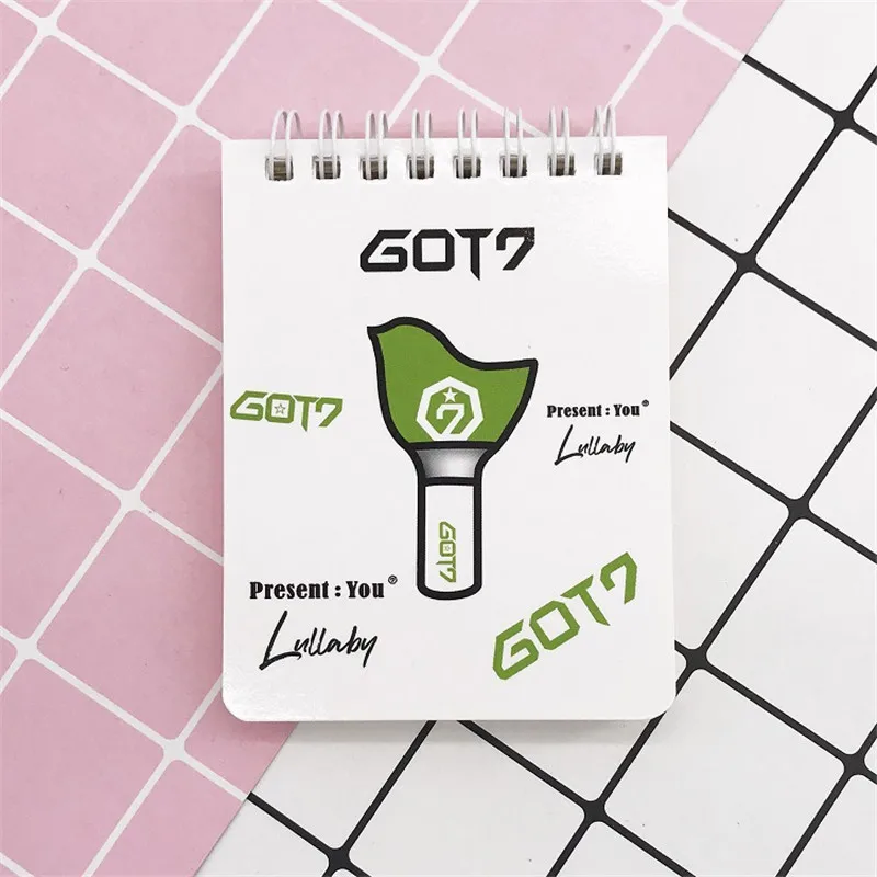Kpop GOT7 SEVENTEEN EXO TWICE BLACKPINK мягкая записная книжка офисы школьные принадлежности Инструменты - Цвет: GOT7