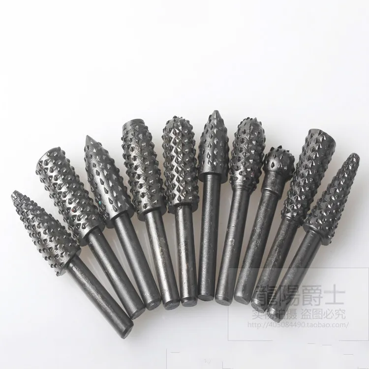 Woodworking Tools Electric Rotary Rasp Wood Carving Knife Carving Tray Grinding Head Of Shipping