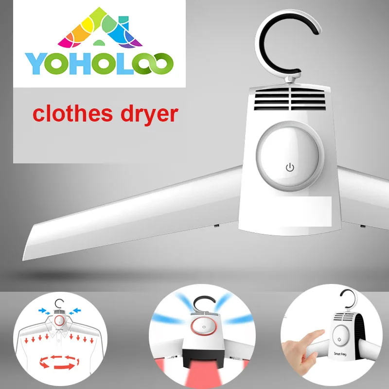 

Quaity Portable foldable clothes dryer Timer Rapid drying Rack Hanger Garment Coat laundry Shoes Dryer drying machine travel