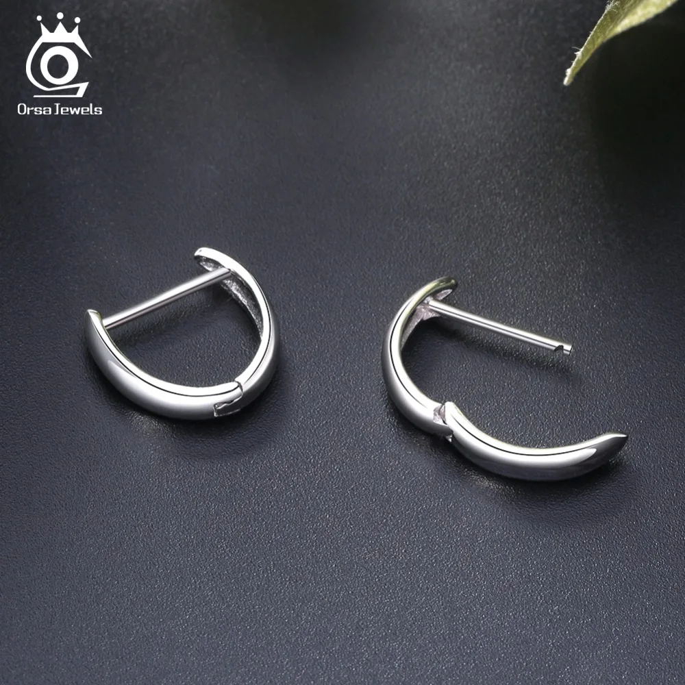 ORSA JEWELS женские серьги кольца из настоящего серебра 925 пробы отличные