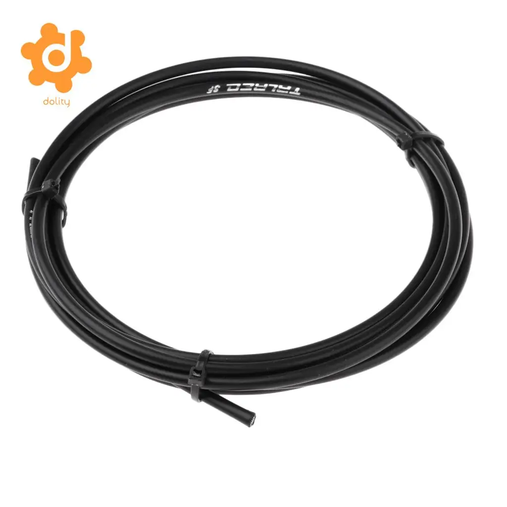 9.7 ft/Roll Bike Bicycle Derailleur Shifter Cable Housing 4mm Hose Cover Guard Protector Wrap Sleeve Black White 