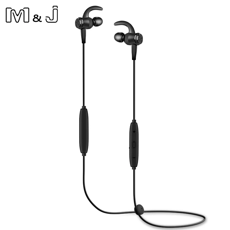M J F07 Bluetooth Earphone Wireless headphone Magnet Earbuds With Mic Stereo Auriculares Bluetooth Earpiece for iPhone Samsung