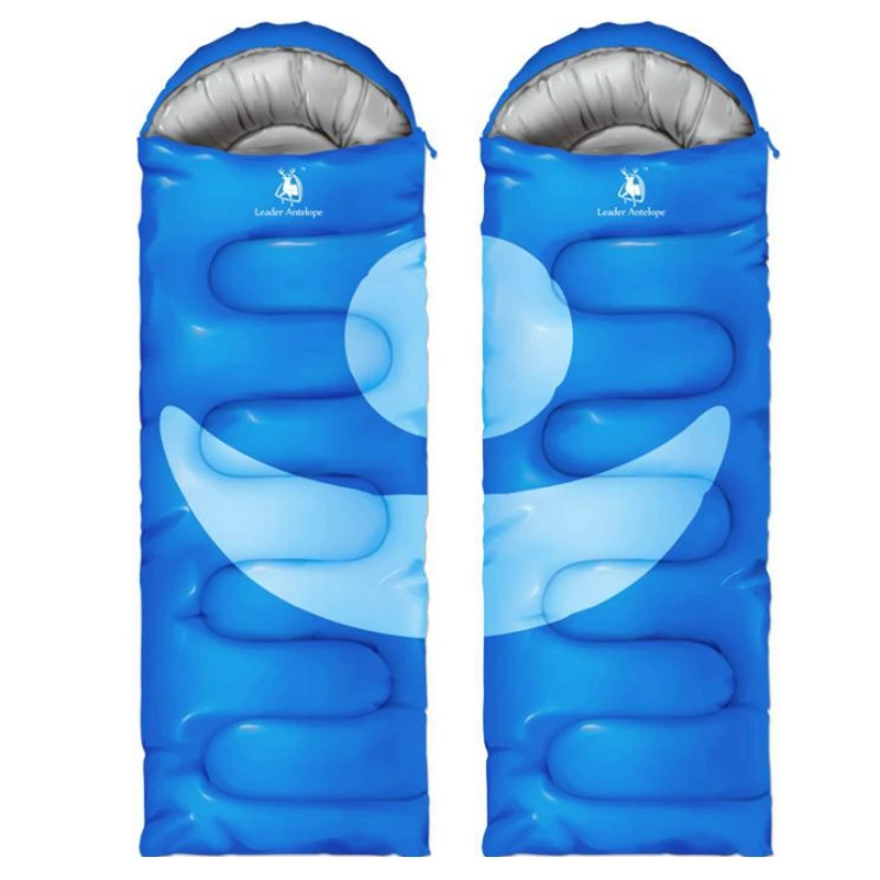 

Real Sale Laybag Camping Sleeping Bag Envelope Outdoor Comfortable Liner Travel Hiking Bags Couple Style Stitching 200*80