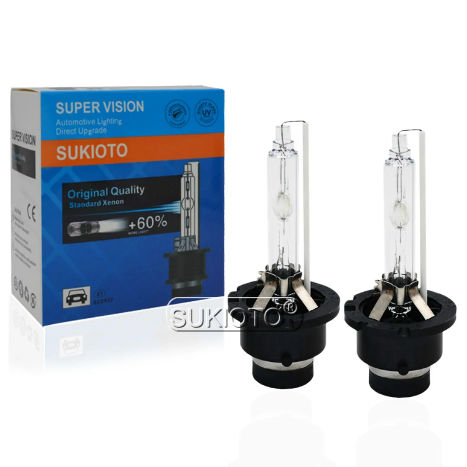 SUKIOTO D1S 55W Xenon 5000K D2S D3S D4S D1R D2R D4R 35W xenon Car lights 4300K 6000K 8000K D1S 6614066144 HID Headlight Bulbs (2)