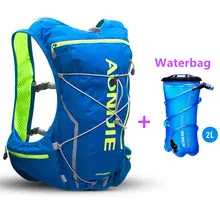 AONIJIE гидратации рюкзак воды работает жилет пакет 10л нейлон Спорт мешок пеший Туризм Кемпинг езда на велосипеде+Waterbag+бутылка для воды (опционально)