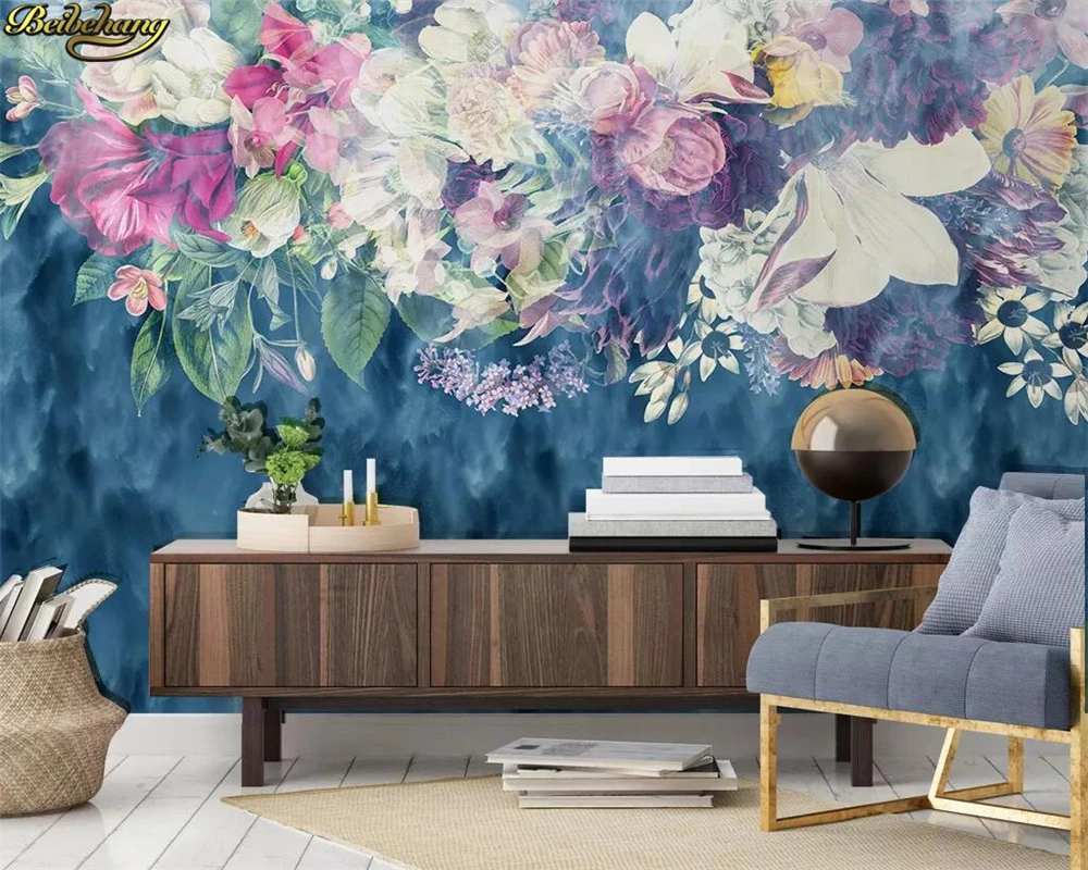 beibehang Custom wallpaper Nordic minimalistic retro abstract rose flower bedroom background wall papers home decor 3d wallpaper beibehang Custom wallpaper Nordic minimalistic retro abstract rose flower bedroom background wall papers home decor 3d wallpaper