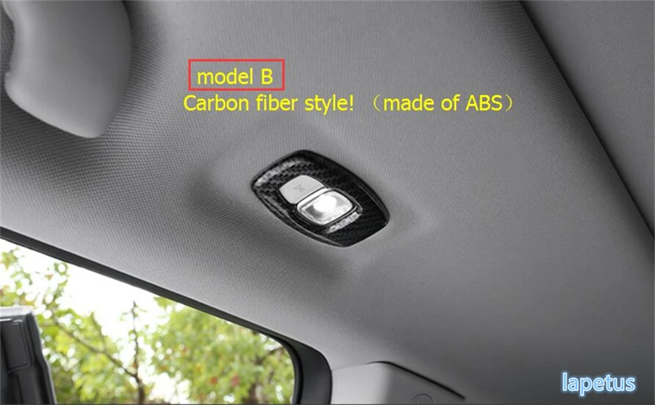 

Lapetus Rear Roof Reading Lamp Lights Decoration Stickers Cover Trim 2 Piece / 2 Color Fit For Renault Koleos 2017 2018 2019 ABS