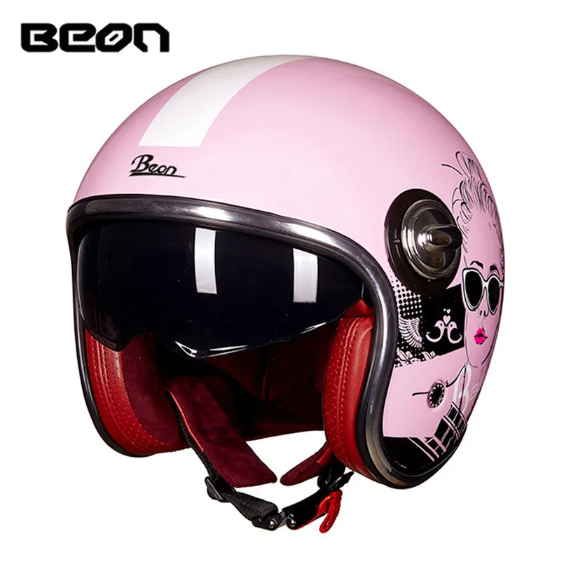 BEON 3/4 открытый скутер мотоциклетный шлем каска Capacete Casco Moto для шлемов Kask Helm Motocyklowy